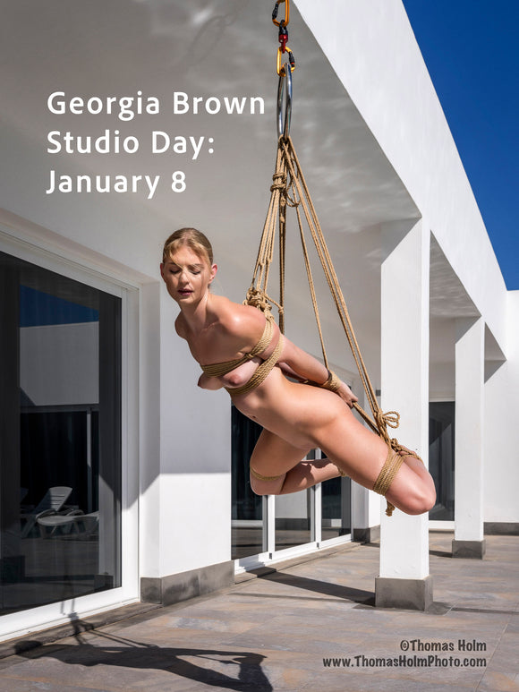 Studio Day (Shibari?) with Georgia Brown - January 8 2026 (booking deposit and studio fee).